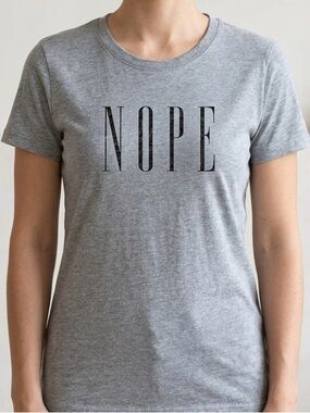 Modern Lux "NOPE" Graphic Tee | Women’s XS